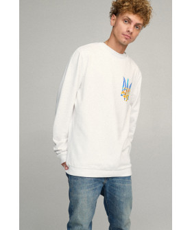 Sweatshirt men's OVERSIZE /no flis/