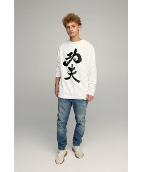 Sweatshirt men's OVERSIZE /no flis/