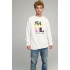 Sweatshirt men's OVERSIZE /no flis/