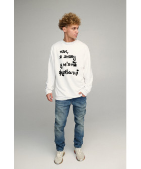 Sweatshirt men's OVERSIZE /no flis/
