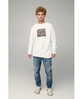 Sweatshirt men's OVERSIZE /no flis/