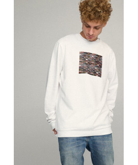 Sweatshirt men's OVERSIZE /no flis/