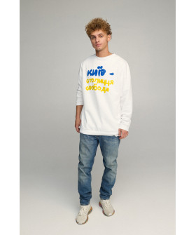 Sweatshirt men's OVERSIZE /no flis/