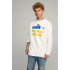 Sweatshirt men's OVERSIZE /no flis/