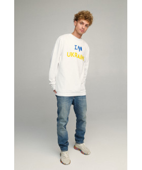 Sweatshirt men's OVERSIZE /no flis/