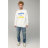 Sweatshirt men's OVERSIZE /no flis/