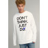 Sweatshirt men's OVERSIZE /no flis/