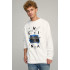 Sweatshirt men's OVERSIZE /no flis/