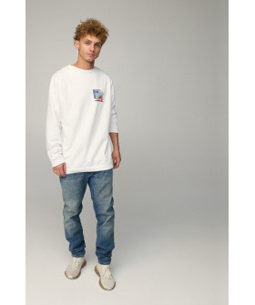 Sweatshirt men's OVERSIZE /no flis/