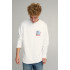 Sweatshirt men's OVERSIZE /no flis/