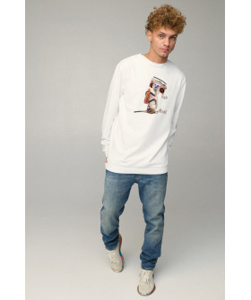 Sweatshirt men's OVERSIZE /no flis/
