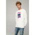 Sweatshirt men's OVERSIZE /no flis/