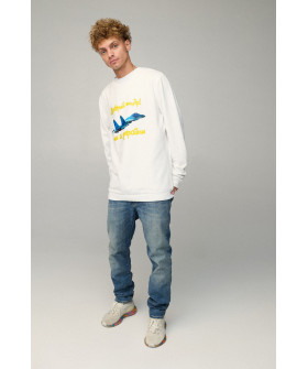 Sweatshirt men's OVERSIZE /no flis/