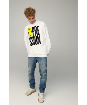 Sweatshirt men's OVERSIZE /no flis/