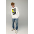 Sweatshirt men's OVERSIZE /no flis/