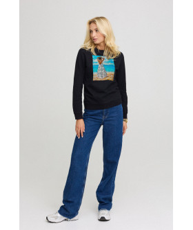 Women's sweatshirt basic /no flis/ 