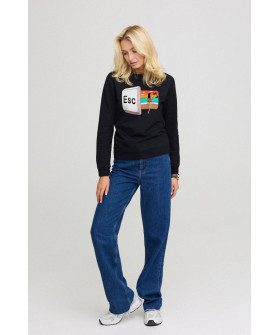 Women's sweatshirt basic /no flis/ 