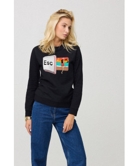 Women's sweatshirt basic /no flis/ 