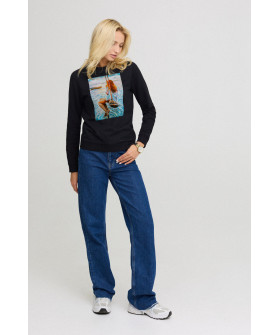 Women's sweatshirt basic /no flis/ 