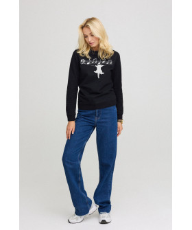 Women's sweatshirt basic /no flis/ 
