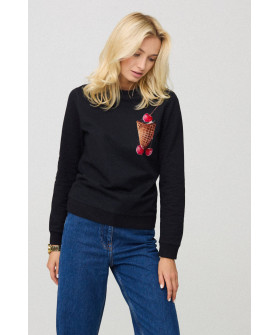 Women's sweatshirt basic /no flis/ 