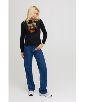 Women's sweatshirt basic /no flis/ 
