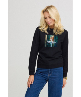 Women's sweatshirt basic /no flis/ 