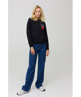 Women's sweatshirt basic /no flis/ 