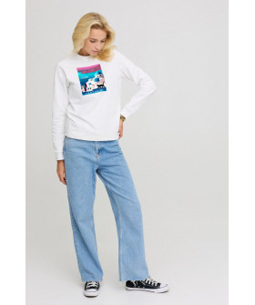 Women's sweatshirt basic /no flis/ 