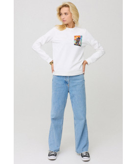 Women's sweatshirt basic /no flis/ 