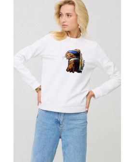 Women's sweatshirt basic /no flis/ 