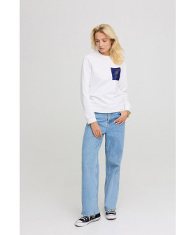 Women's sweatshirt basic /no flis/ 