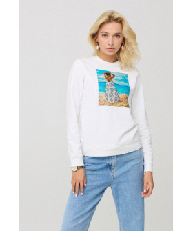 Women's sweatshirt basic /no flis/ 