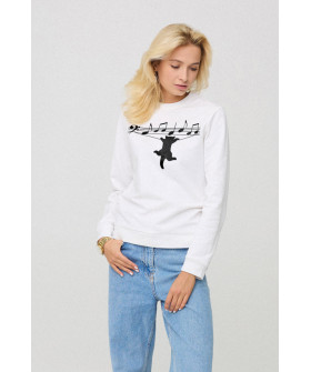 Women's sweatshirt basic /no flis/ 