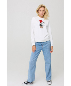 Women's sweatshirt basic /no flis/ 