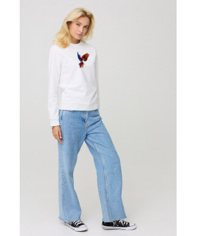 Світшот жіночій basic  /no flis/ 