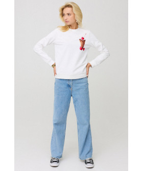 Women's sweatshirt basic /no flis/ 