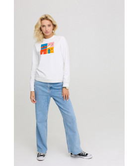 Women's sweatshirt basic /no flis/ 