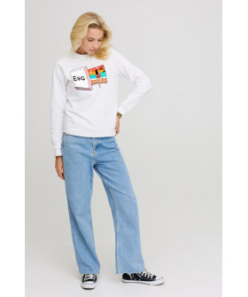 Світшот жіночій basic  /no flis/ 