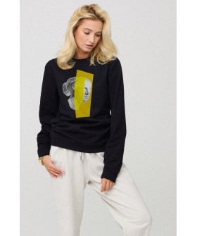 Sweatshirt for women oversize /no flis/ 