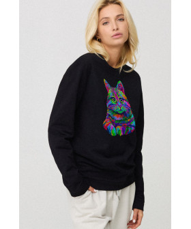 Sweatshirt for women oversize /no flis/ 