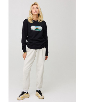 Свитшот женский oversize /no flis/ 