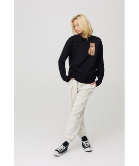 Sweatshirt for women oversize /no flis/ 