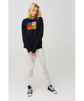 Sweatshirt for women oversize /no flis/ 