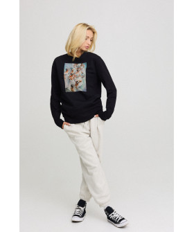 Sweatshirt for women oversize /no flis/ 