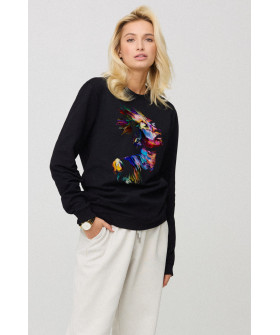 Sweatshirt for women oversize /no flis/ 