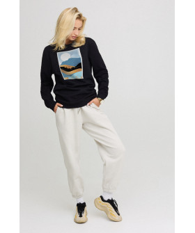 Sweatshirt for women oversize /no flis/ 