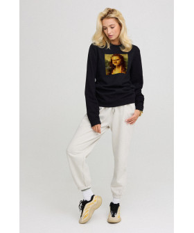 Sweatshirt for women oversize /no flis/ 