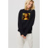 Sweatshirt for women oversize /no flis/ 