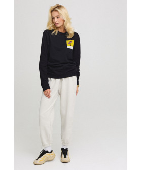 Свитшот женский oversize /no flis/ 